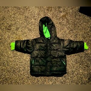 Old Navy Black puffer toddler coat size 18-24months